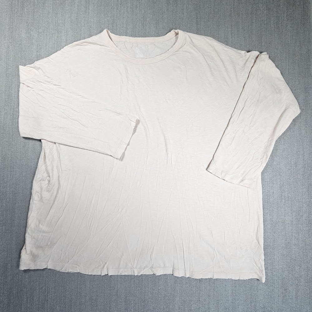 Aerie Real Soft Women's Light Orange T-shirt Long Sleeve Sz Xl